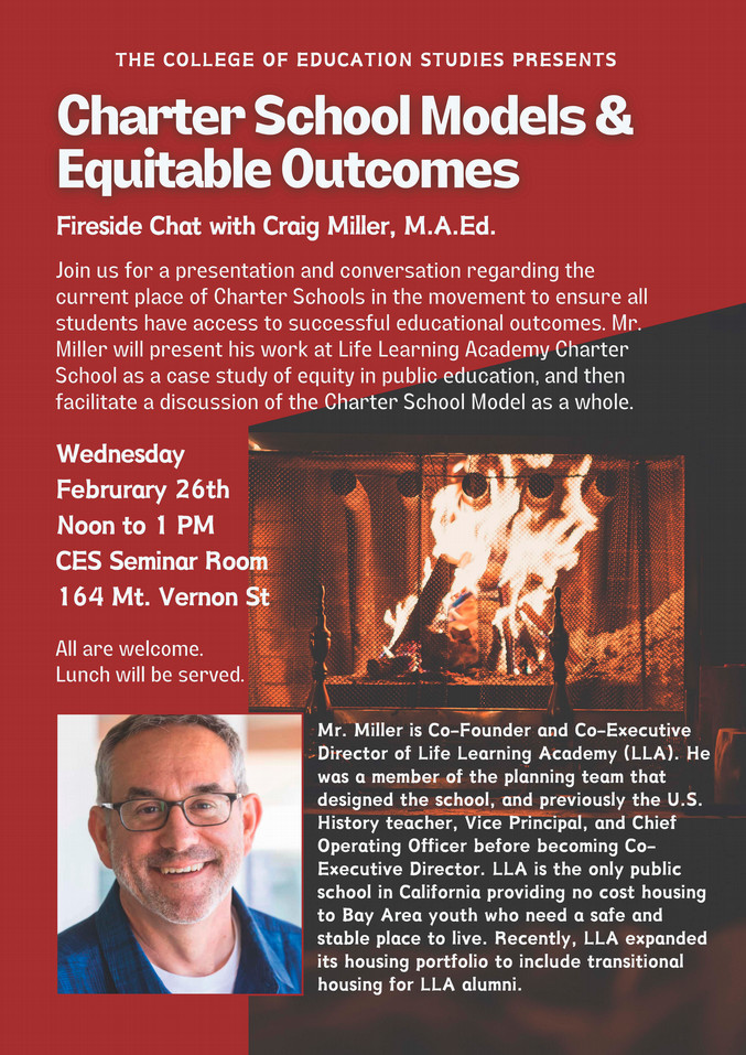 Craig Miller Fireside Chat February 25, 25 poster